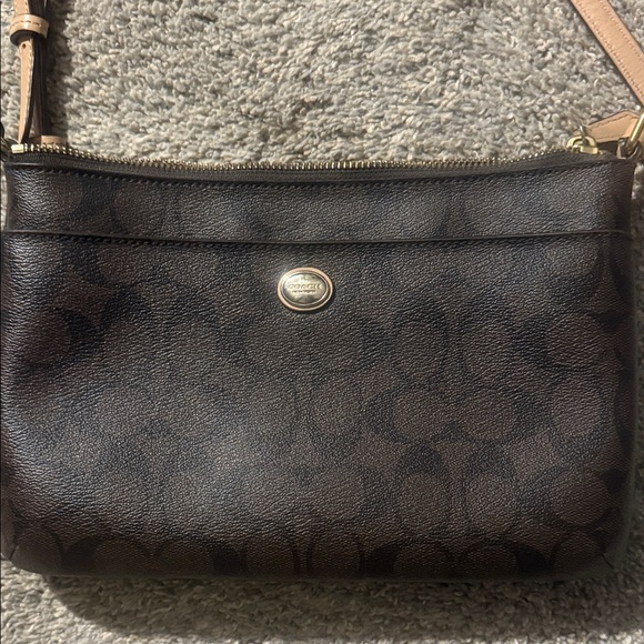 Coach Handbags - Coach Dark Brown Crossbody Bag